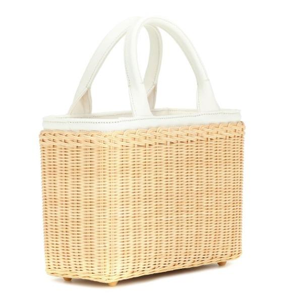 プラダ カゴバッグ コピー Wicker and Canvas bag ニューヨーク女性にも大人気 9041104